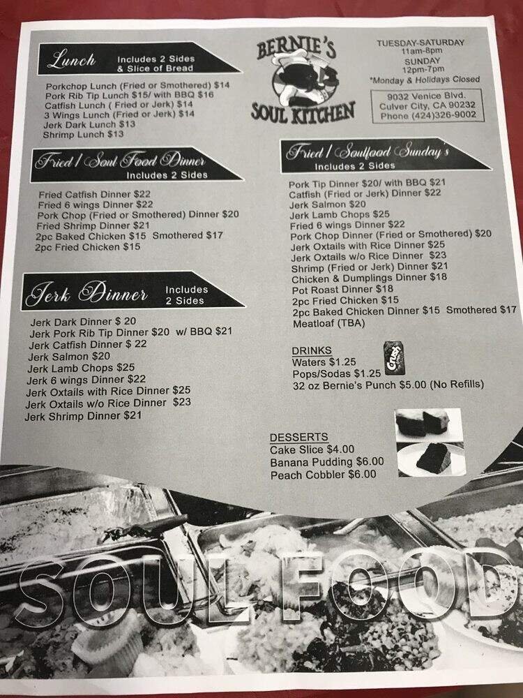 Menu page 1