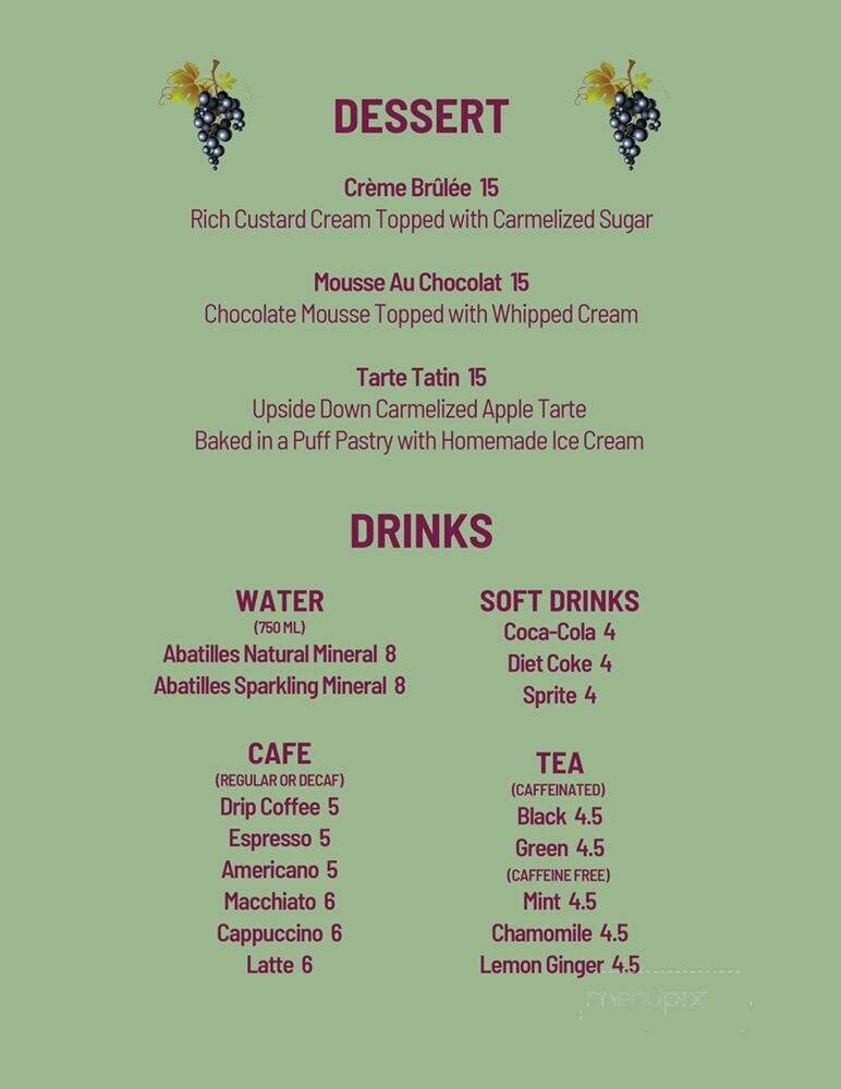 Menu page 2