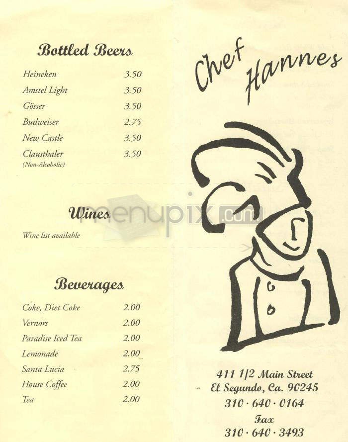 Menu page 1