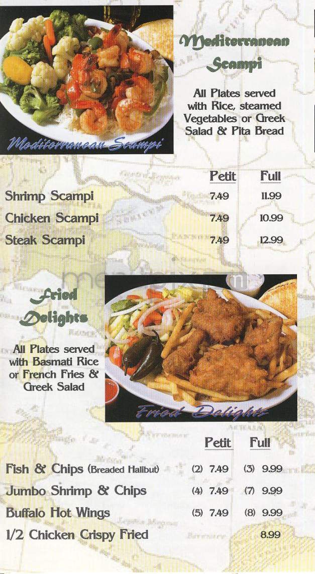 Menu page 3