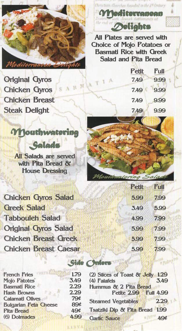 Menu page 6