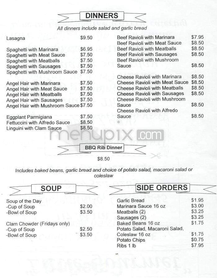 Menu page 3