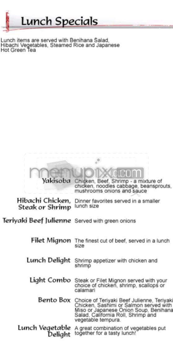 Menu page 2