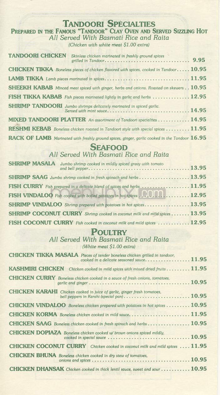Menu page 3