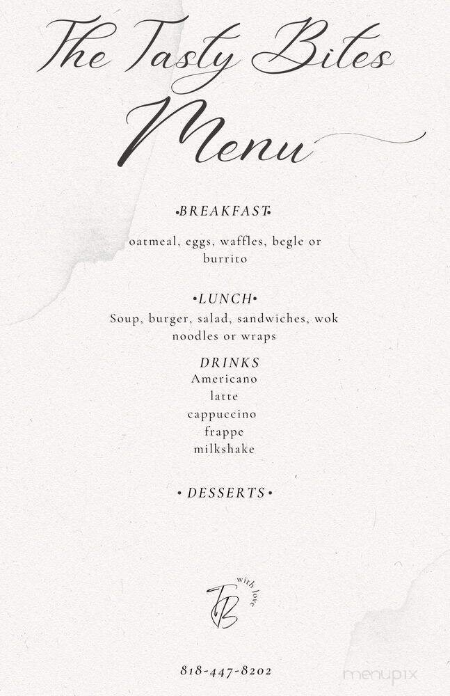 Menu page 1