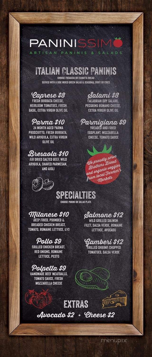 Menu page 1