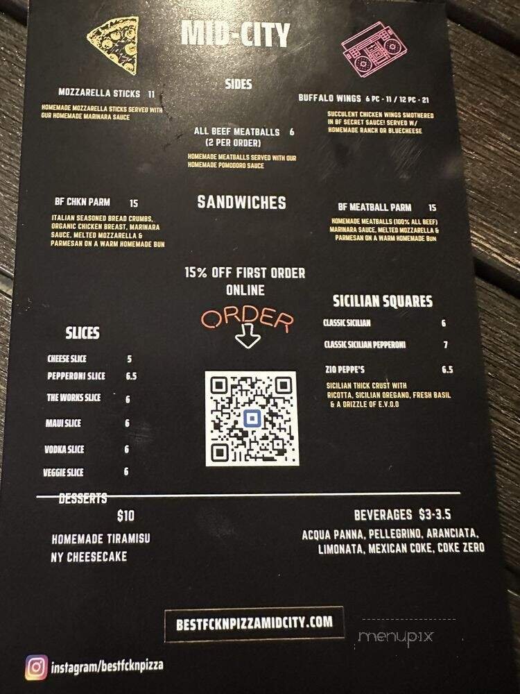 Menu page 2