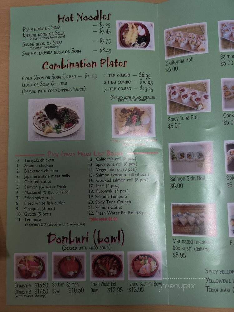 Menu page 4