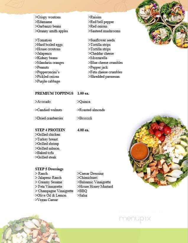 Menu page 3