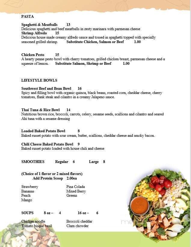 Menu page 4