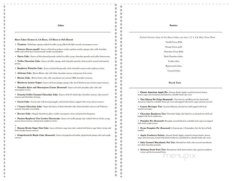 Menu page 2