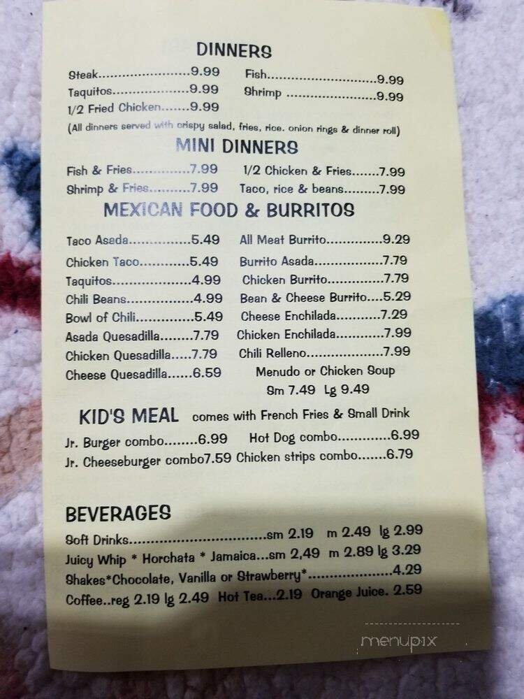Menu page 2