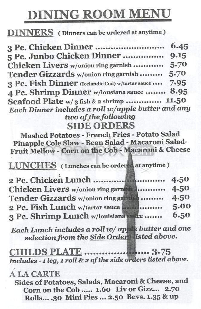 Menu page 2