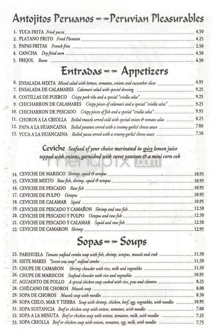 Menu page 2