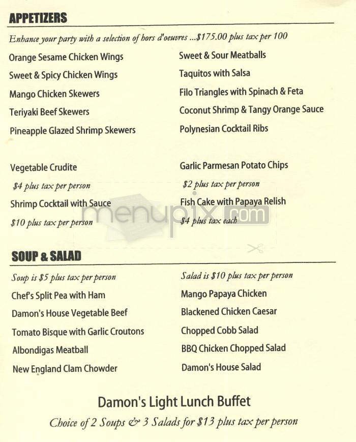 Menu page 9