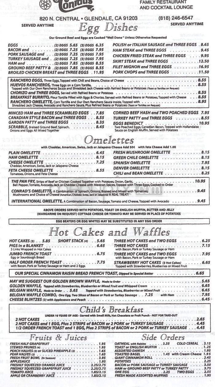 Menu page 1