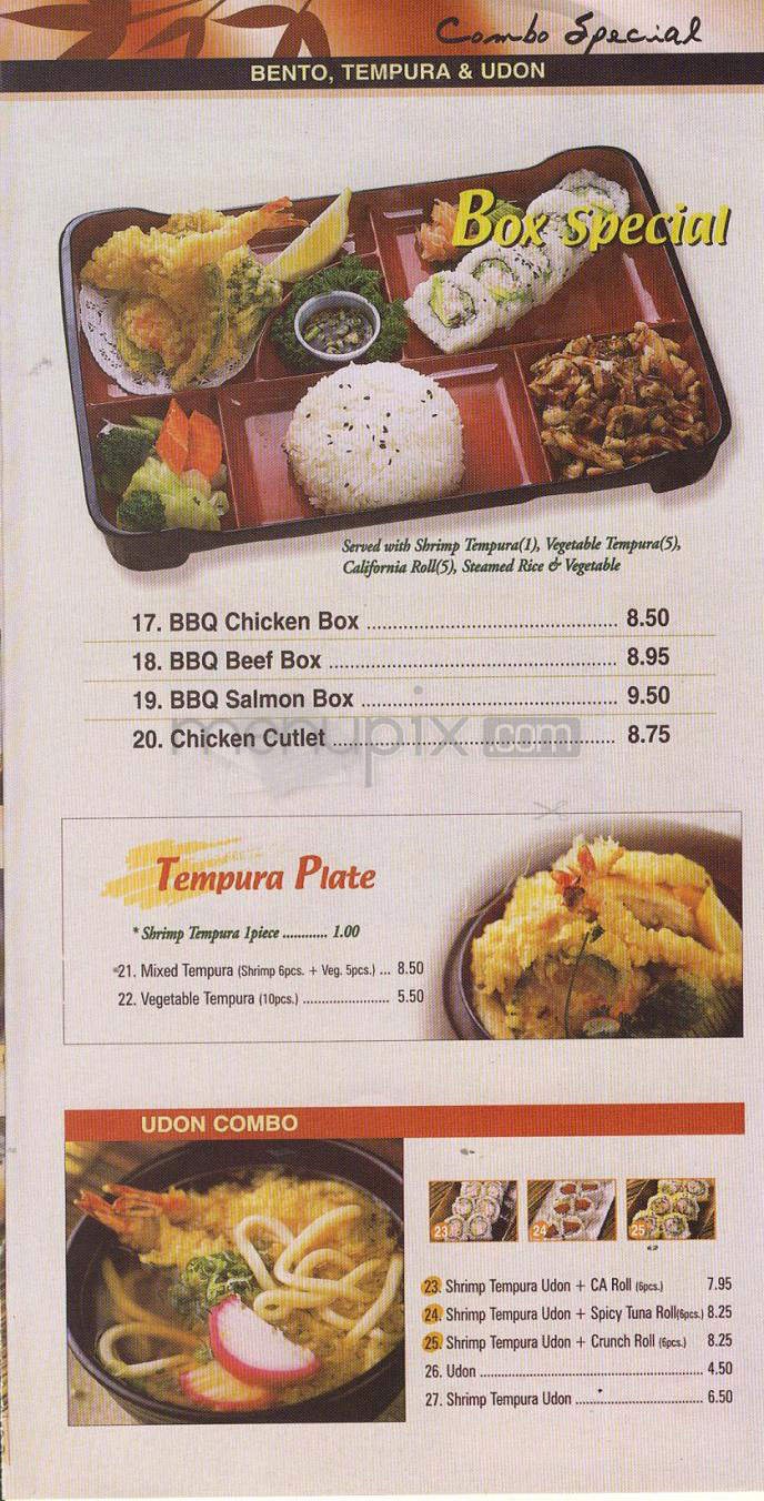 Menu page 3