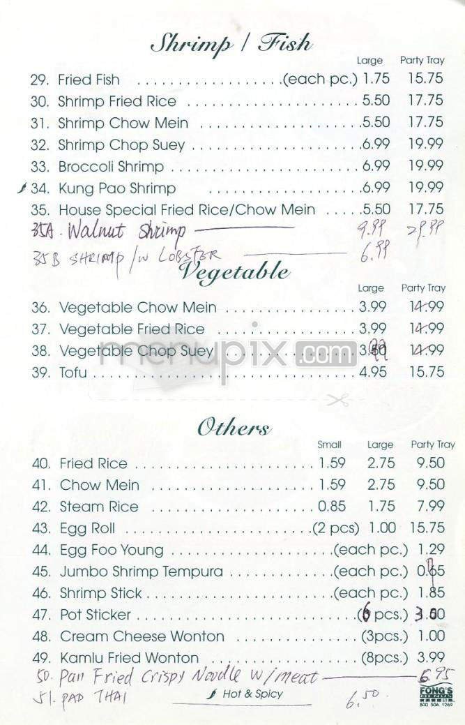 Menu page 1