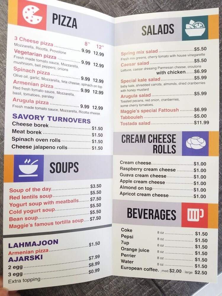 Menu page 2