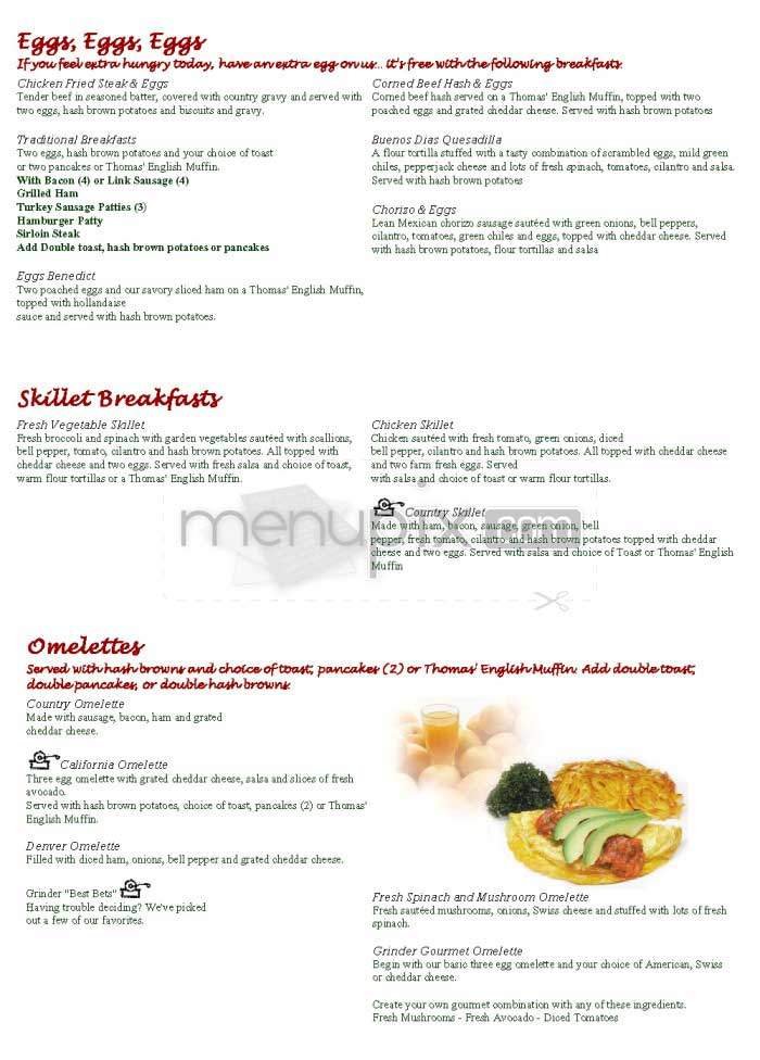 Menu page 1