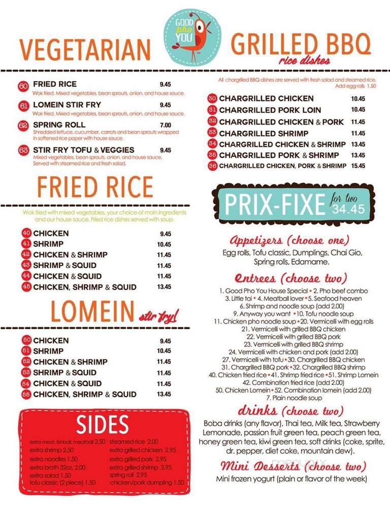 Menu page 2