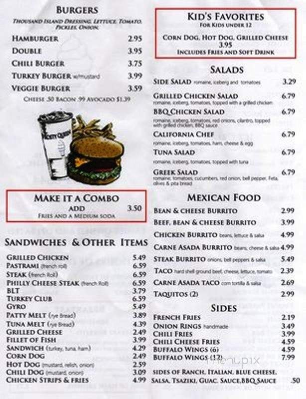 Menu page 1