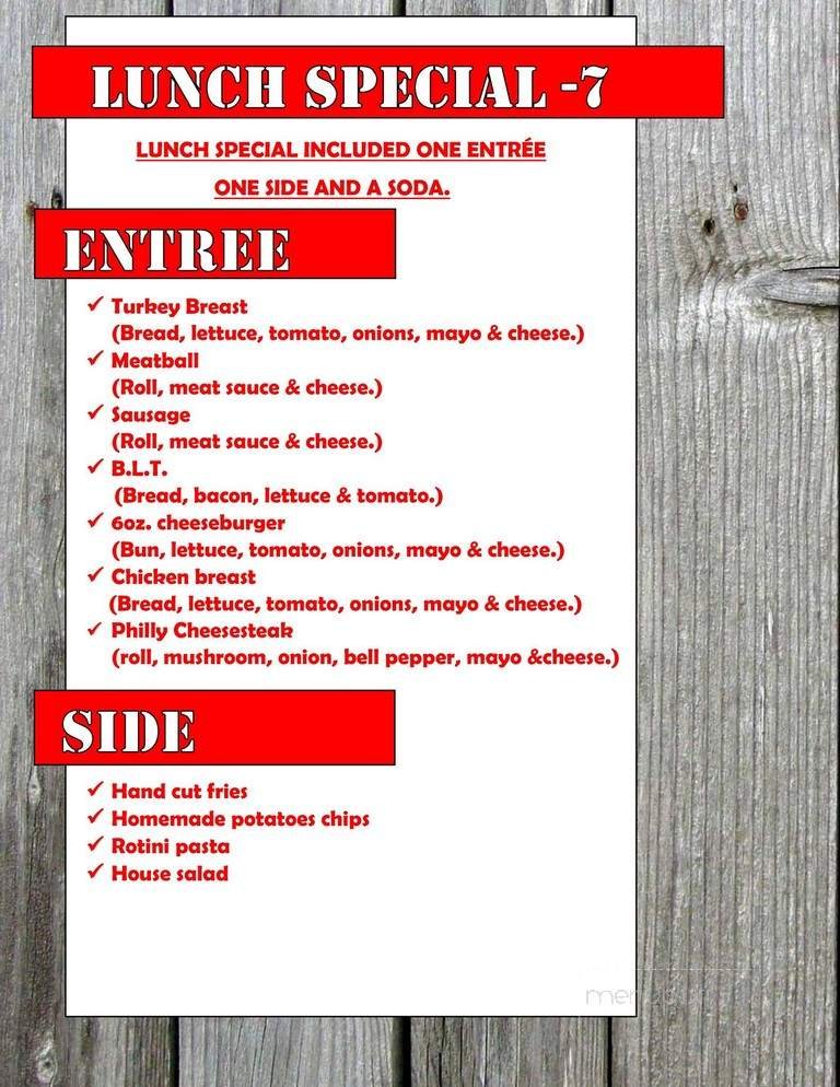 Menu page 2
