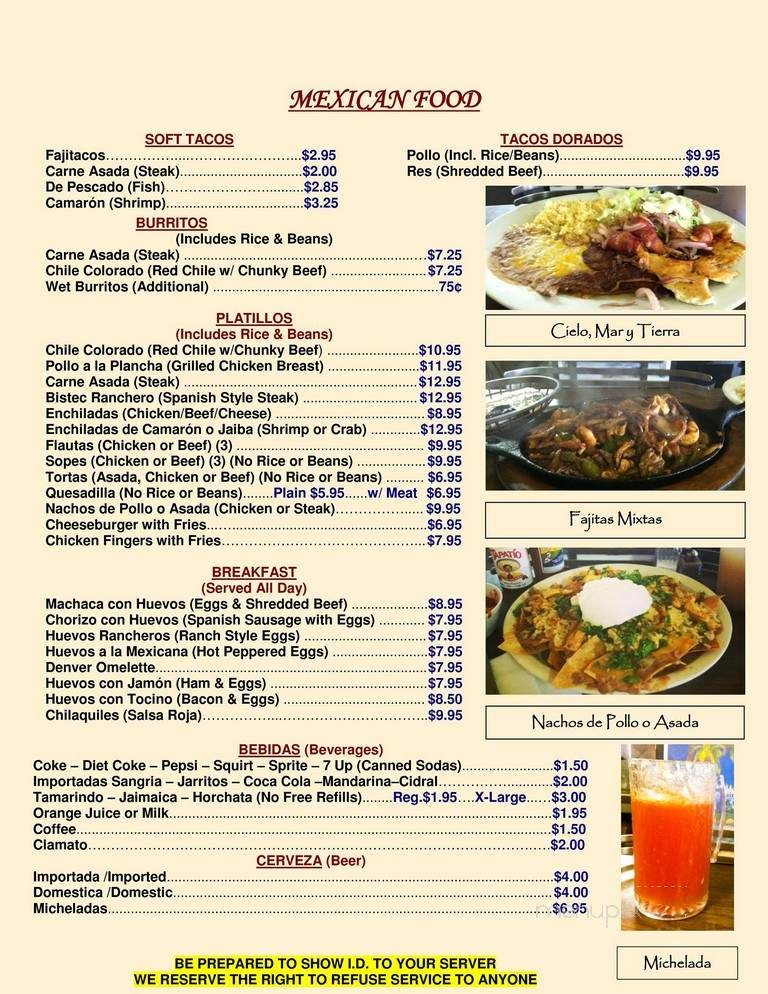 Menu page 2