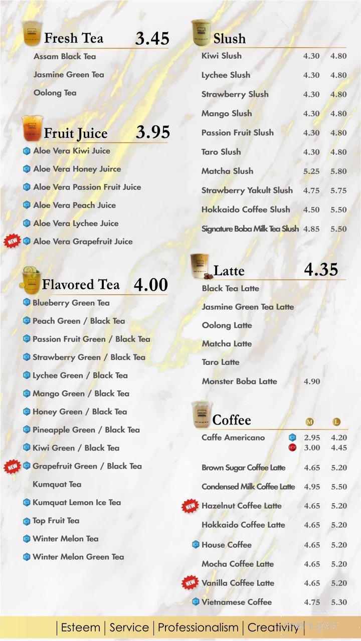 Menu page 3