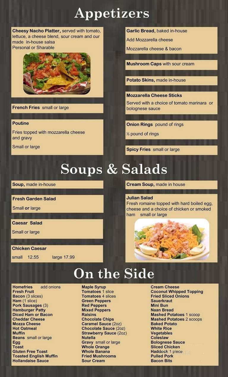 Menu page 3