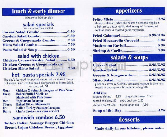 Menu page 2