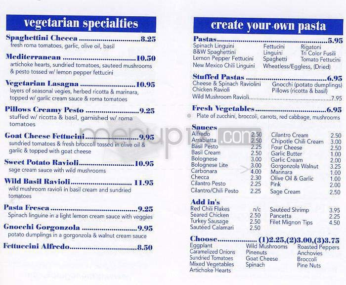 Menu page 4