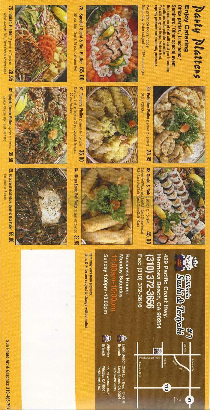 Menu page 6