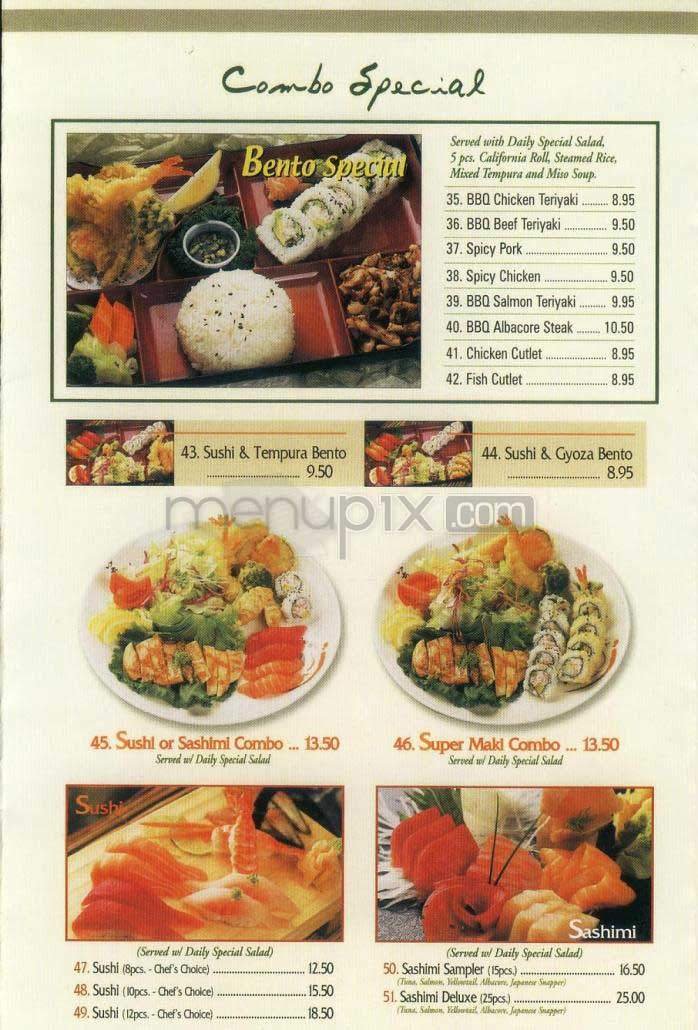 Menu page 2