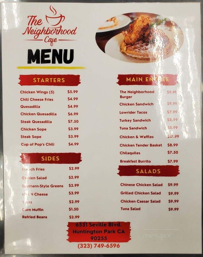 Menu page 2