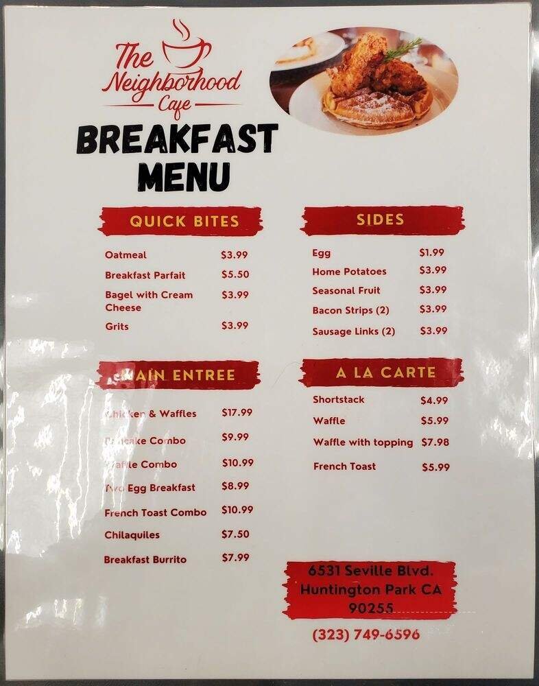 Menu page 3