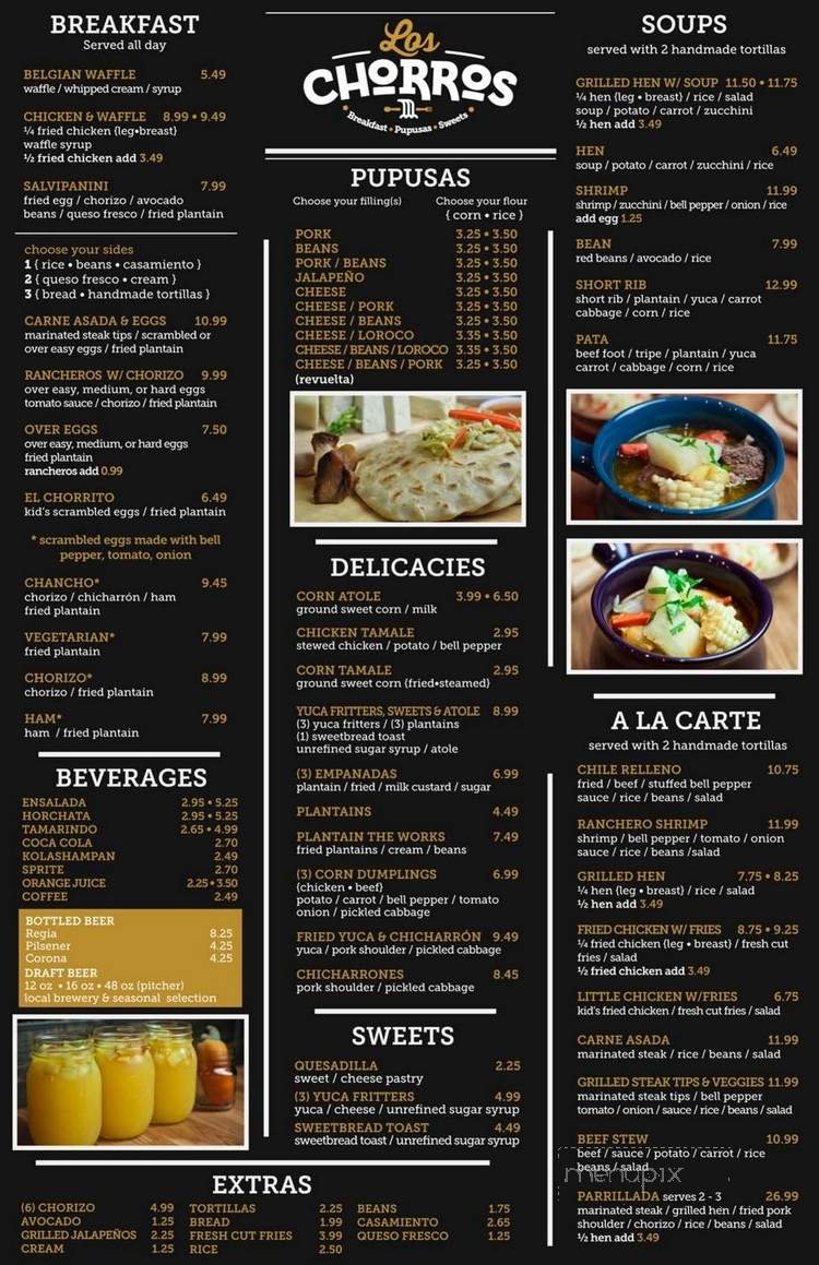 Menu page 1