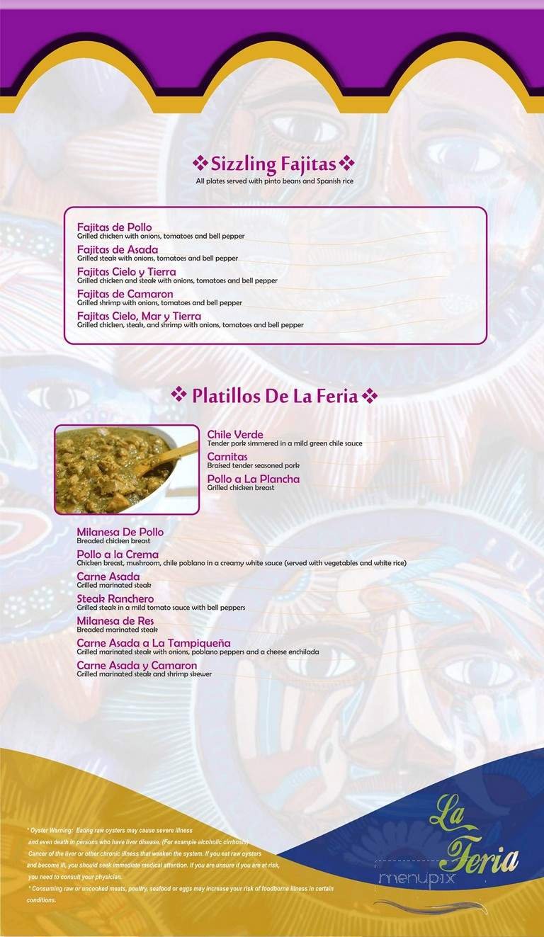 Menu page 2