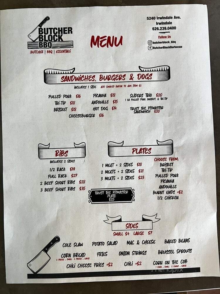 Menu page 2