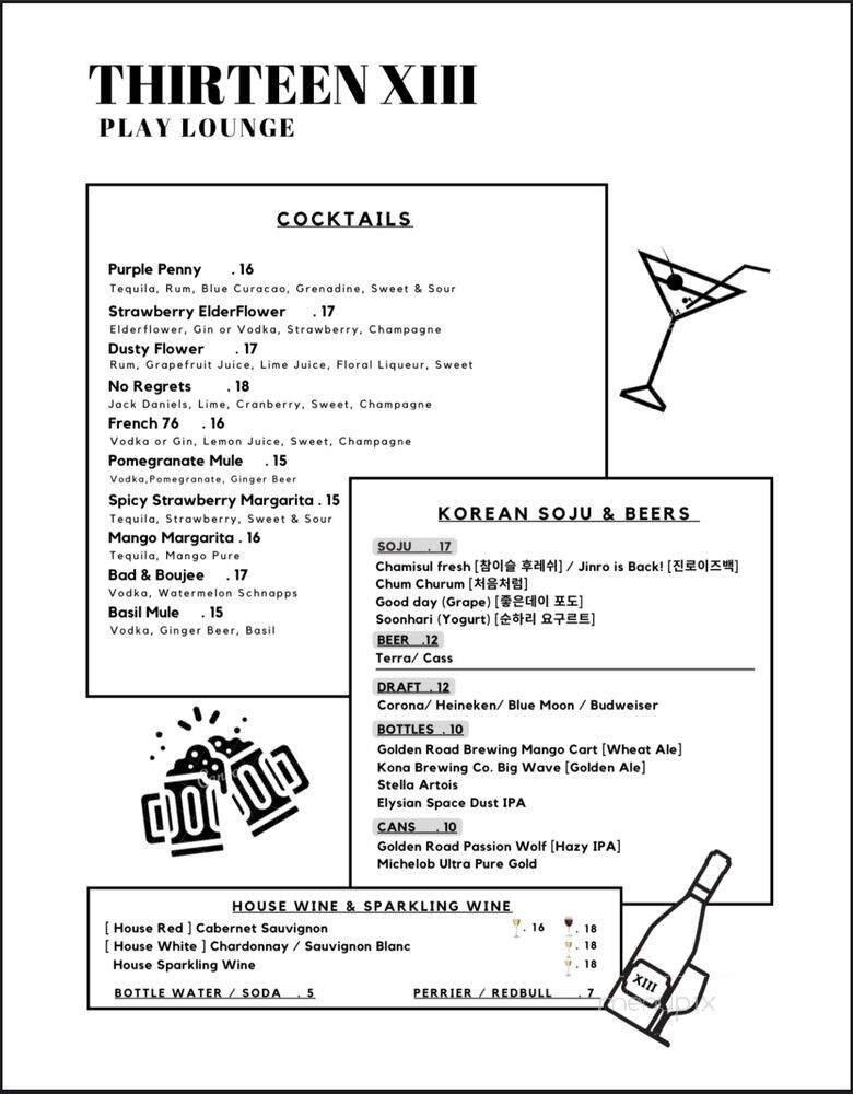 Menu page 1