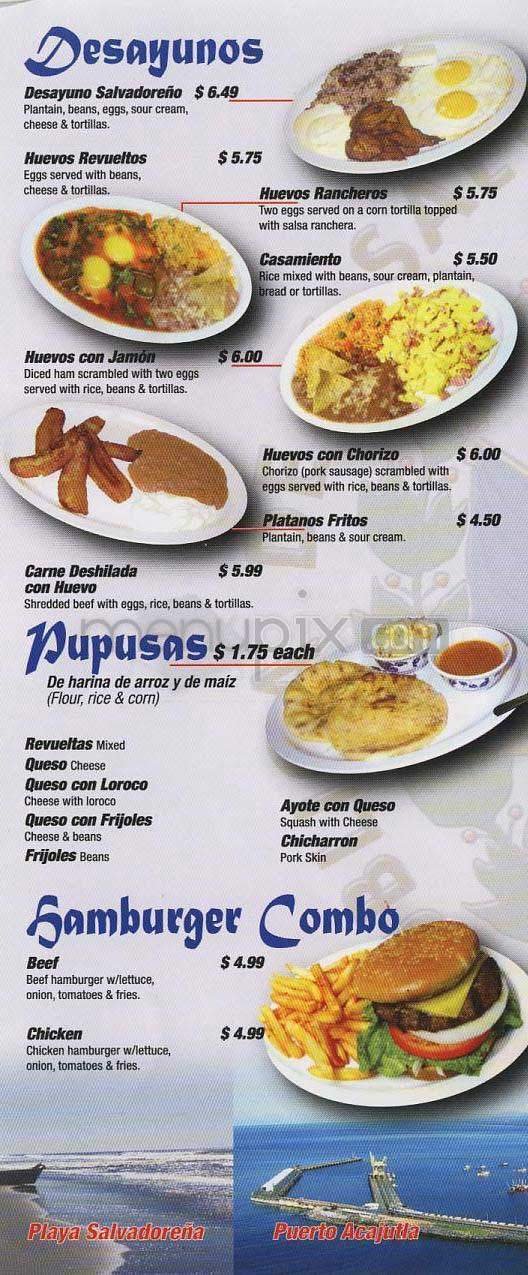 Menu page 2
