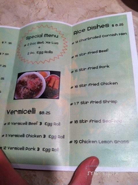 Menu page 2
