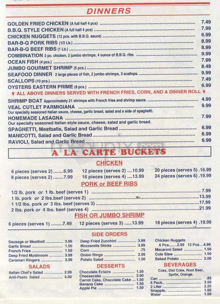 Menu page 3