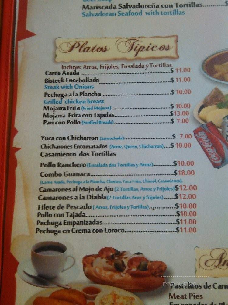 Menu page 2