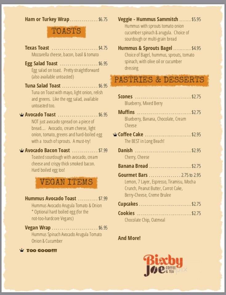Menu page 2