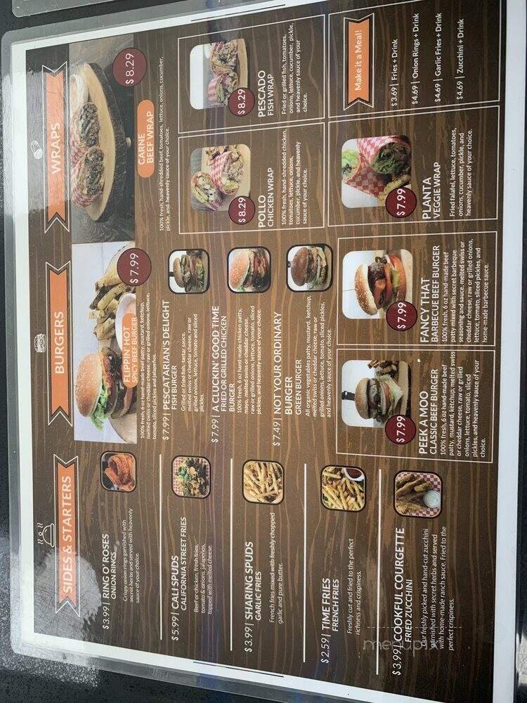 Menu page 1