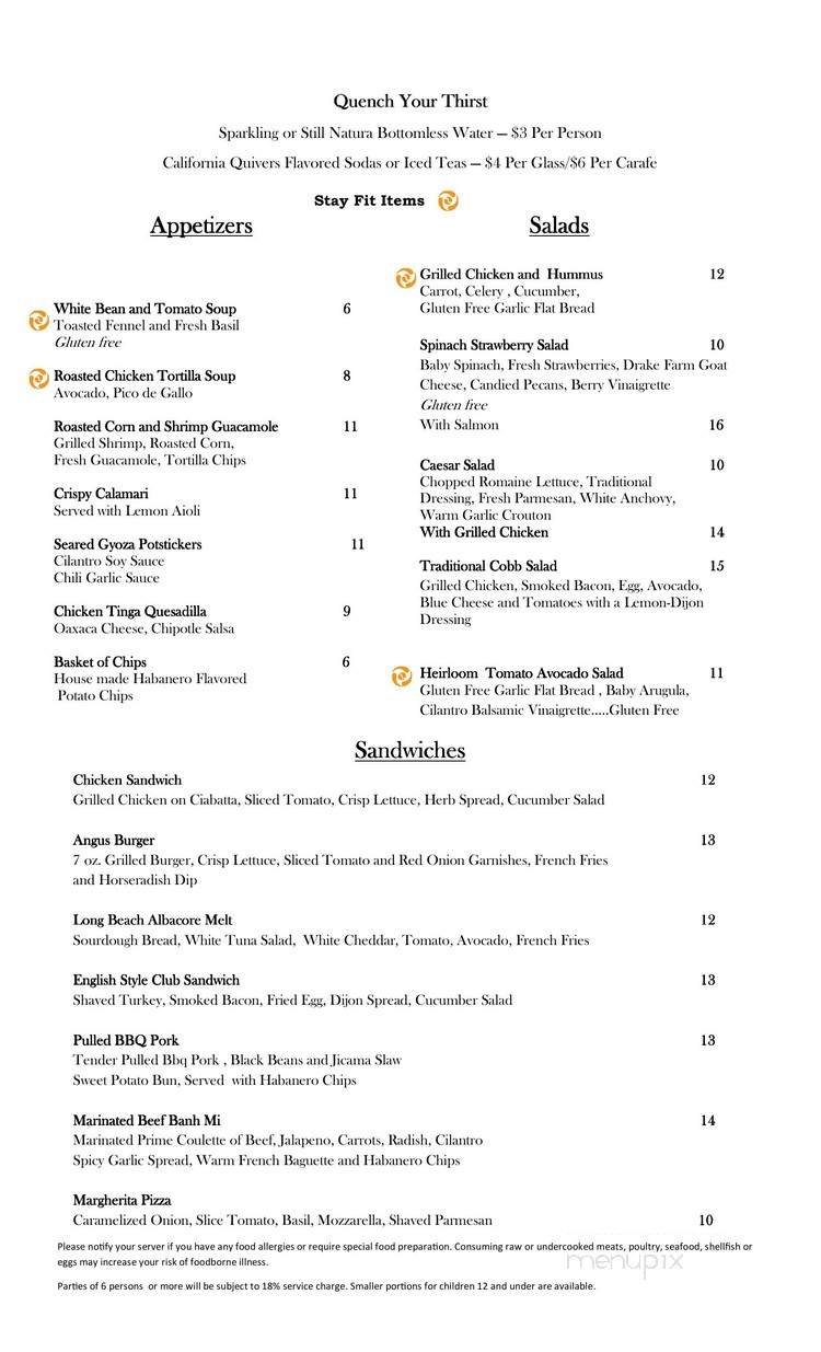 Menu page 1
