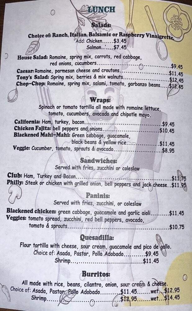 Menu page 3