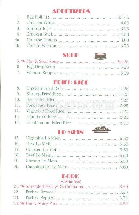 Menu page 2