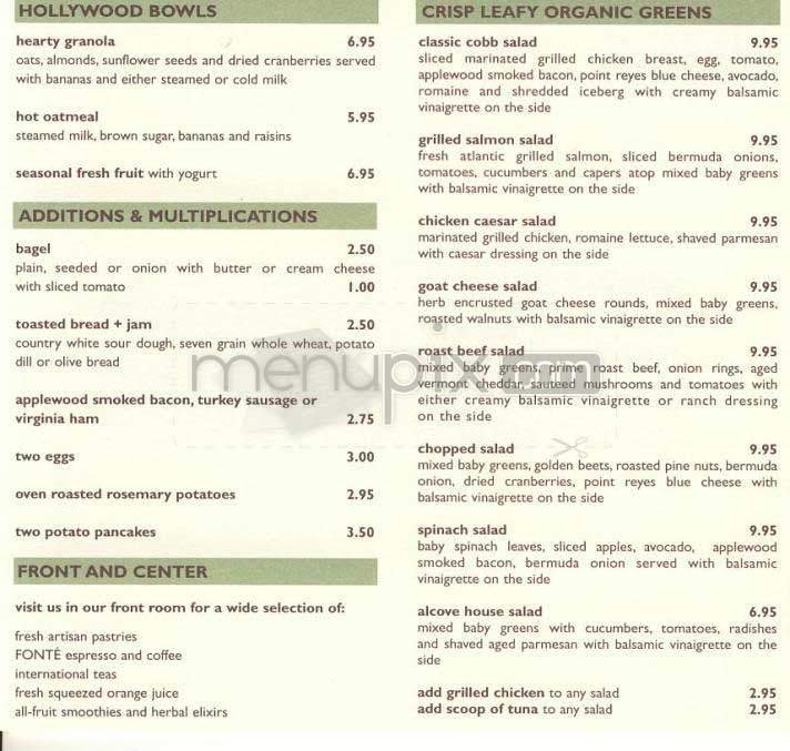 Menu page 2